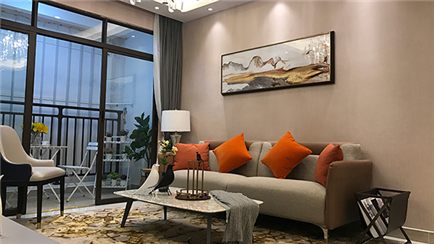 Modern Fashion Light Luxury Flat Floor Model Room Furniture