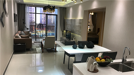 Furniture for model rooms in ordinary residences, villas, and hotel style apartments